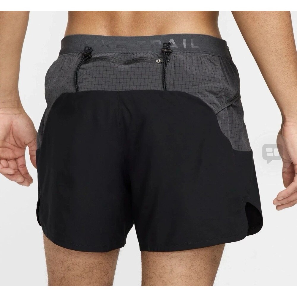 Mens Size M Nike Trail Second Sunrise 5" ADV Running Shorts Black HJ3572-010 NEW - Picture 11 of 16